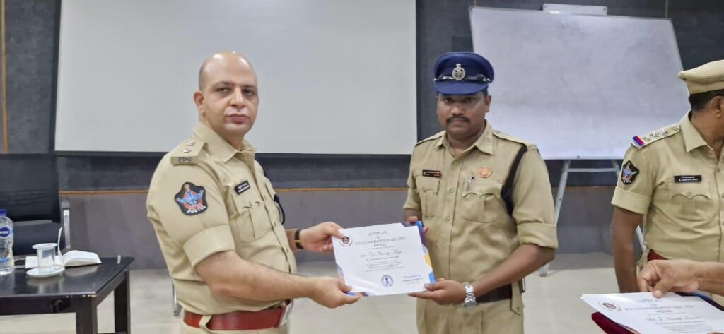 west godavari sp gives honors